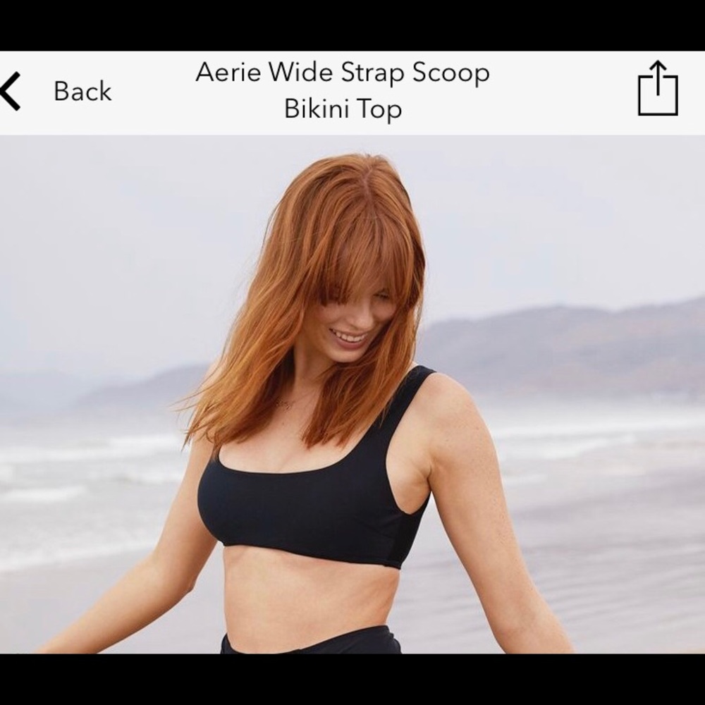 Aerie Scoop bikini top